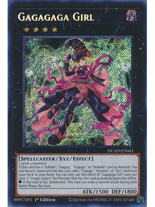 Gagagaga Girl - DUAD-EN043 - Secret Rare 