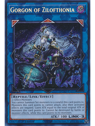 Gorgon of Zilofthonia - DUAD-EN050 - Secret Rare 