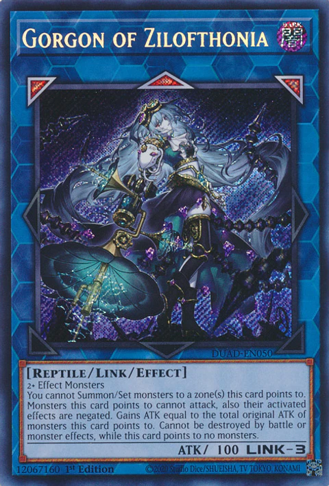 Gorgon of Zilofthonia - DUAD-EN050 - Secret Rare 