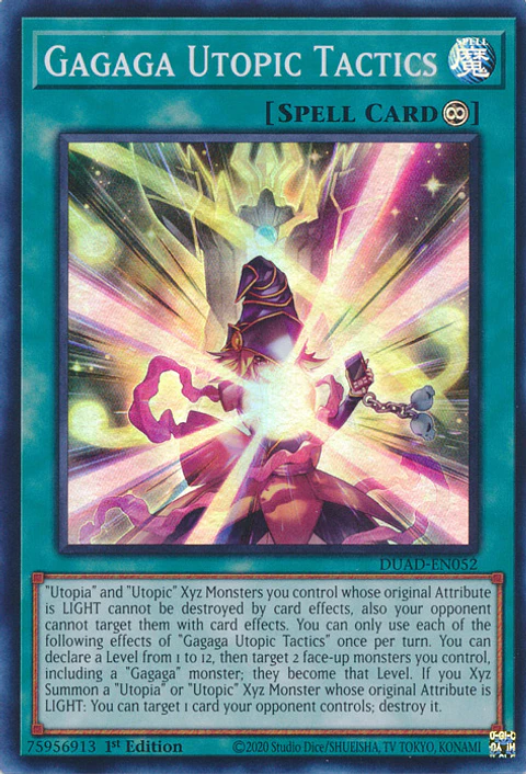 Gagaga Utopic Tactics - DUAD-EN052 - Super Rare 