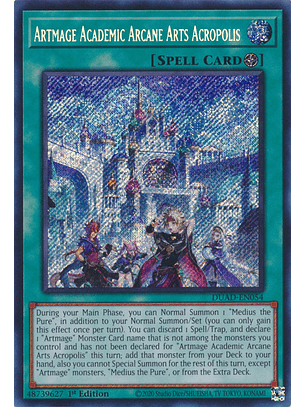 Artmage Academic Arcane Arts Acropolis - DUAD-EN054 - Secret Rare 