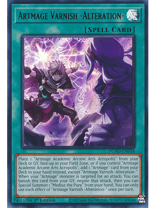 Artmage Varnish -Alteration - DUAD-EN058 - Ultra Rare 