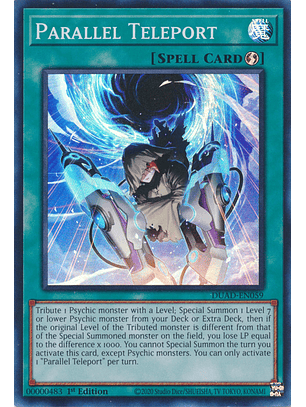 Parallel Teleport - DUAD-EN059 - Super Rare 