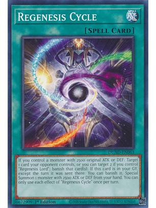 Regenesis Cycle - DUAD-EN063 - Common 