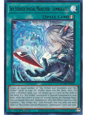 Sky Striker Special Maneuver - Lemnisgate! - DUAD-EN069 - Ultra Rare 
