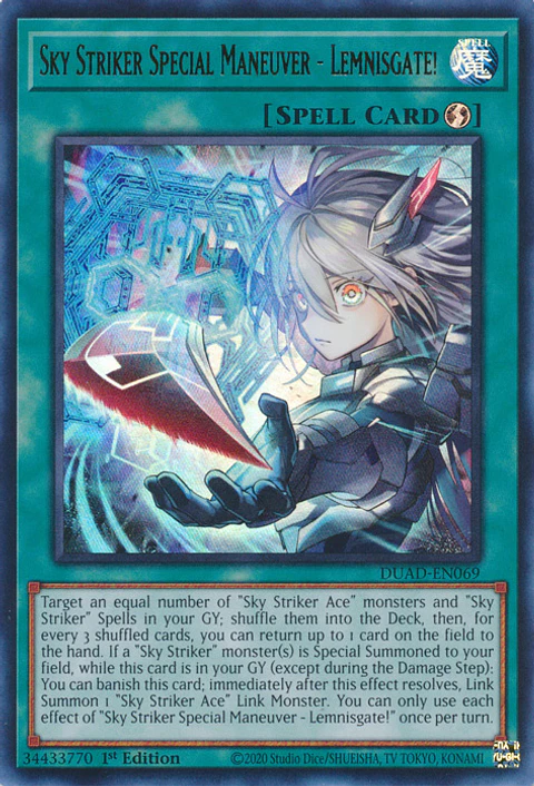 Sky Striker Special Maneuver - Lemnisgate! - DUAD-EN069 - Ultra Rare 