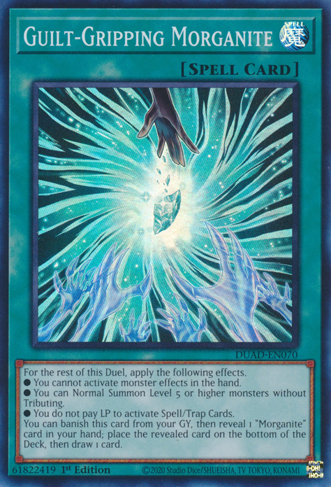 Guilt-Gripping Morganite - DUAD-EN070 - Super Rare  1