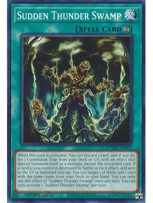 Sudden Thunder Swamp - DUAD-EN072 - Common 