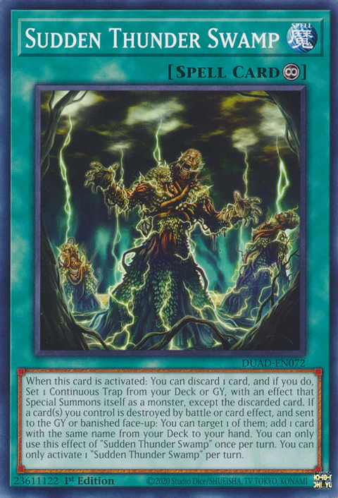 Sudden Thunder Swamp - DUAD-EN072 - Common 