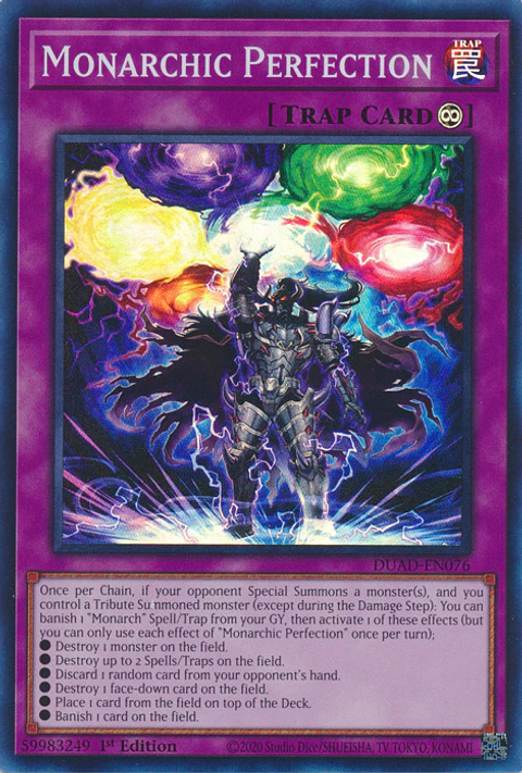 Monarchic Perfection - DUAD-EN076 - Super Rare 