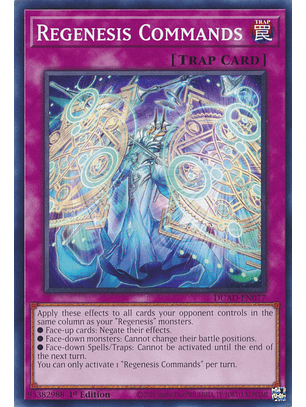 Regenesis Commands - DUAD-EN077 - Common 