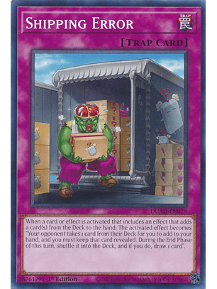 Shipping Error - DUAD-EN079 - Common 