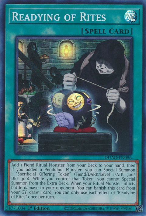 Readying of Rites - DUAD-EN086 - Super Rare 