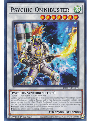 Psychic Omnibuster - DUAD-EN089 - Common 