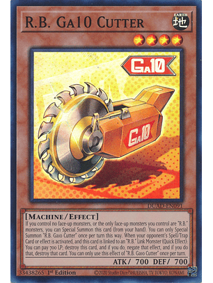 R.B. Ga10 Cutter - DUAD-EN091 - Super Rare 