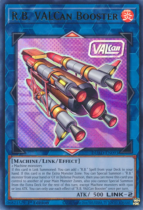 R.B. VALCan Booster - DUAD-EN093 - Ultra Rare 