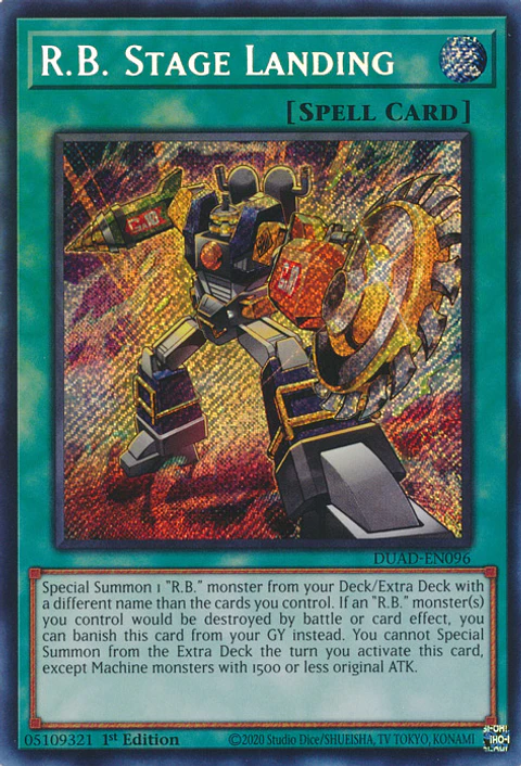 R.B. Stage Landing - DUAD-EN096 - Secret Rare 