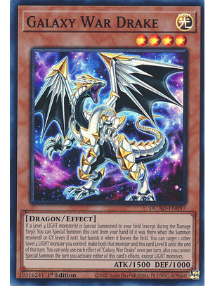 Galaxy War Drake - DUAD-EN097 - Super Rare 