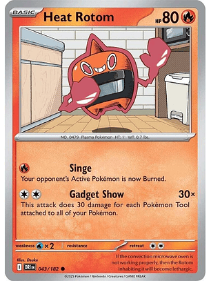Heat Rotom - 043/182 - Common - DRI 