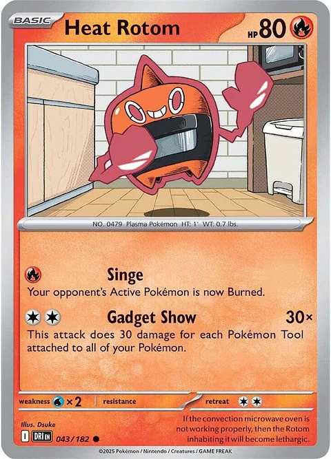 Heat Rotom - 043/182 - Common - DRI 