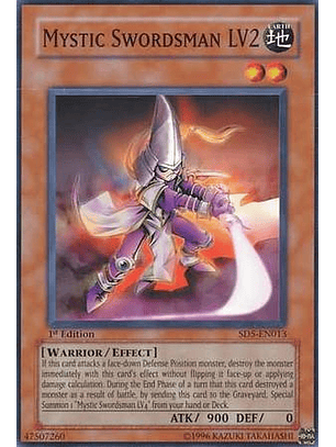 Mystic Swordsman LV2 - SD5-EN013 - Common 