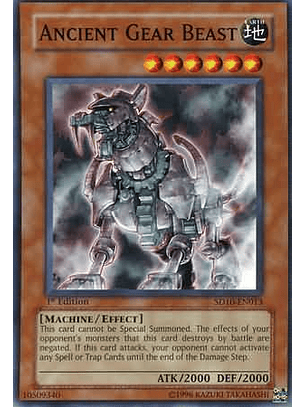 Ancient Gear Beast - SD10-EN013 - Common 