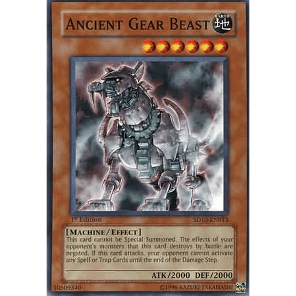 Ancient Gear Beast - SD10-EN013 - Common 