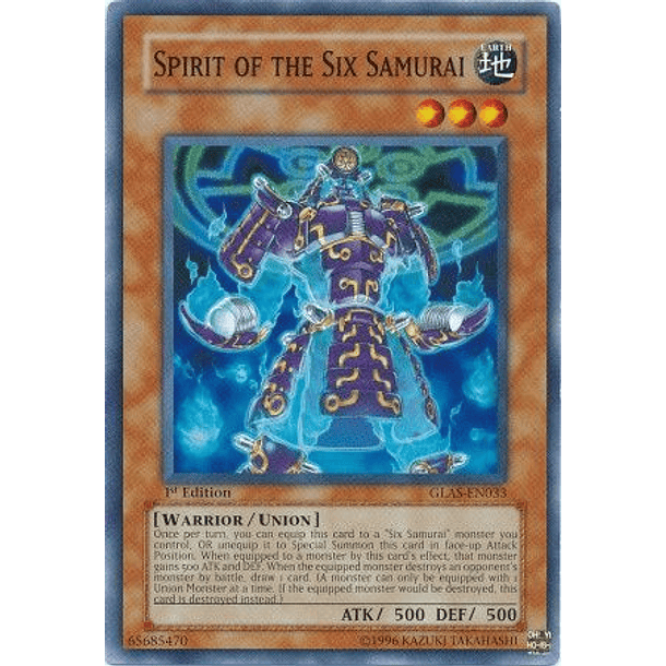 Spirit of the Six Samurai - GLAS-EN033 - Common