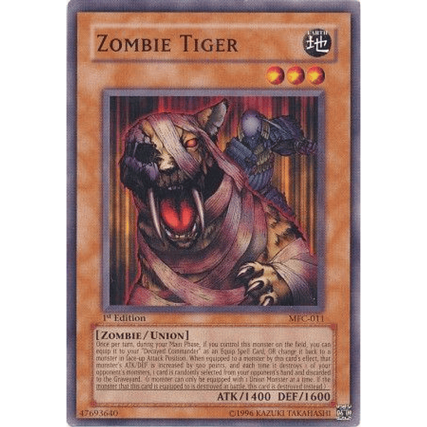 Zombie Tiger - MFC-011 - Common
