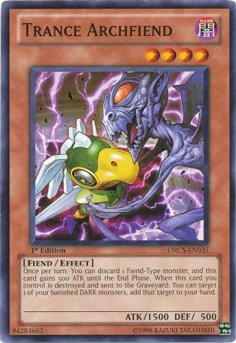 Trance Archfiend - ORCS-EN035 - Common 