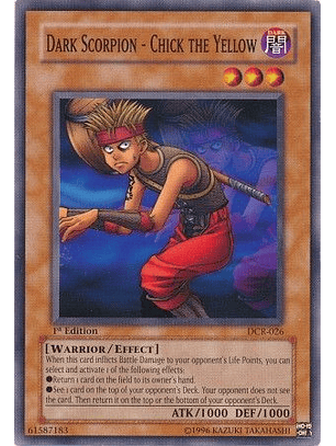 Dark Scorpion - Chick the Yellow - DCR-026 - Common 