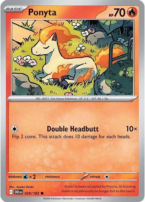 Ponyta - 029/182 - Common - DRI 