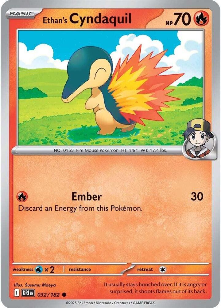 Ethan's Cyndaquil - 032/182 - Common - DRI  1