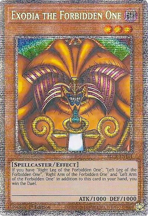 Exodia the Forbidden One - BLCR-EN101 - Starlight Rare 