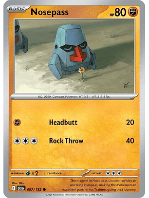 Nosepass - 097/182 - Common - DRI 