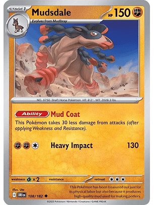 Mudsdale - 108/182 - Uncommon - DRI 