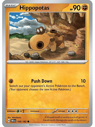 Hippopotas - 105/182 - Common - DRI 