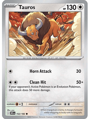 Tauros - 152/182 - Common - DRI
