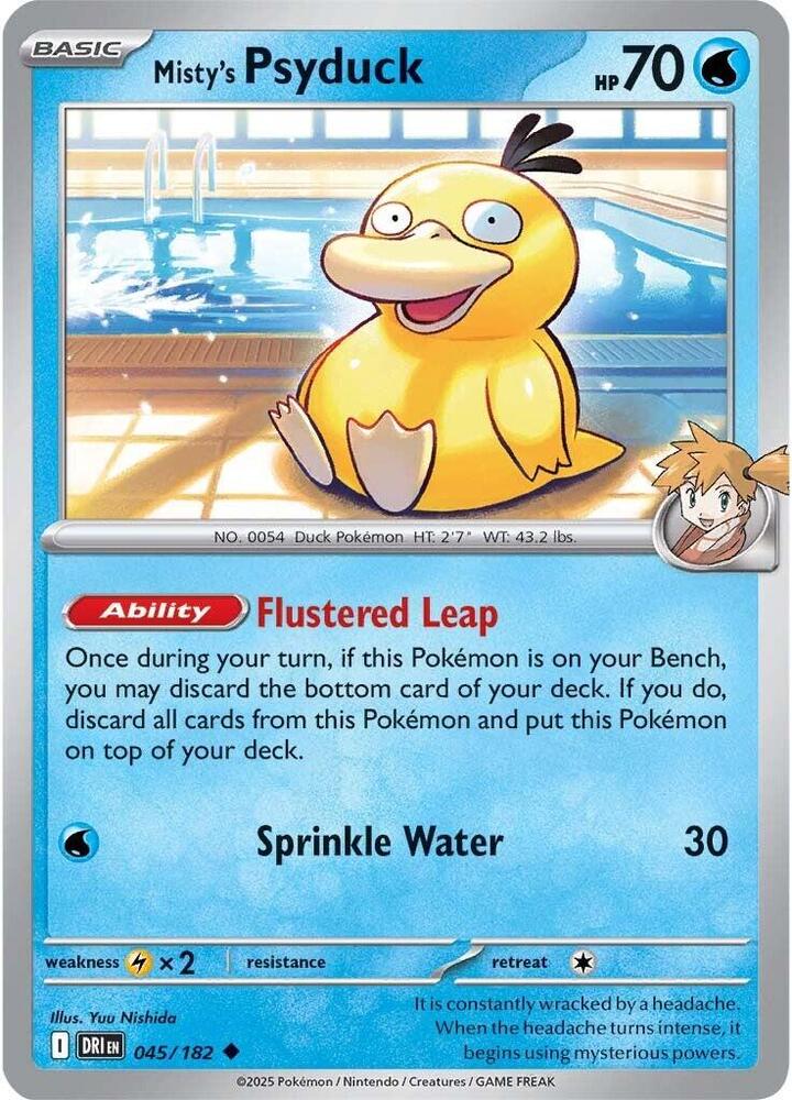 Misty's Psyduck - 045/182 - Uncommon - DRI  1