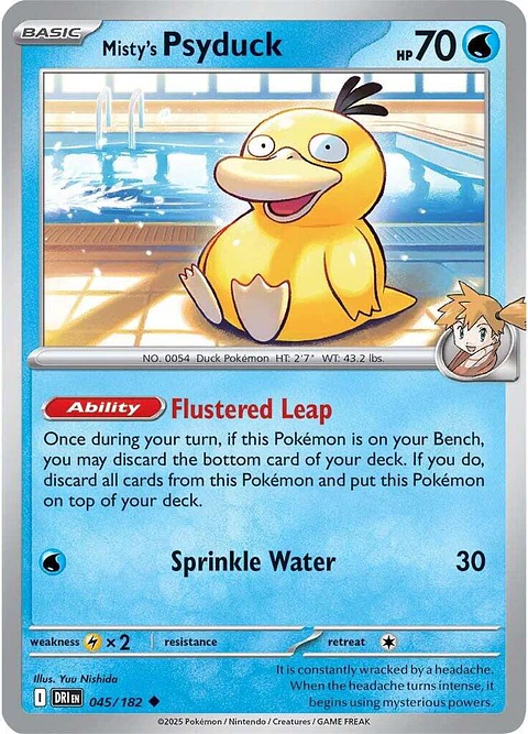 Misty's Psyduck - 045/182 - Uncommon - DRI 