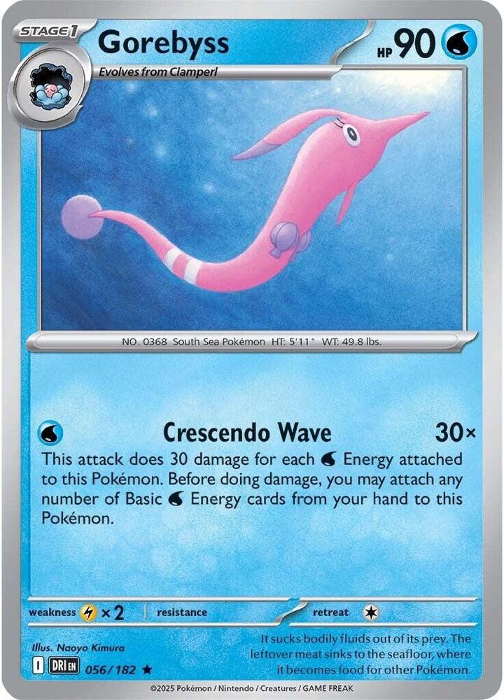 Gorebyss - 056/182 - Holo Rare - DRI  1