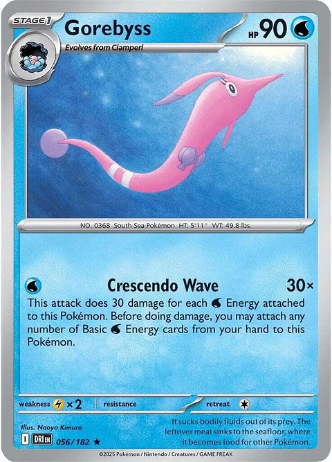 Gorebyss - 056/182 - Holo Rare - DRI 