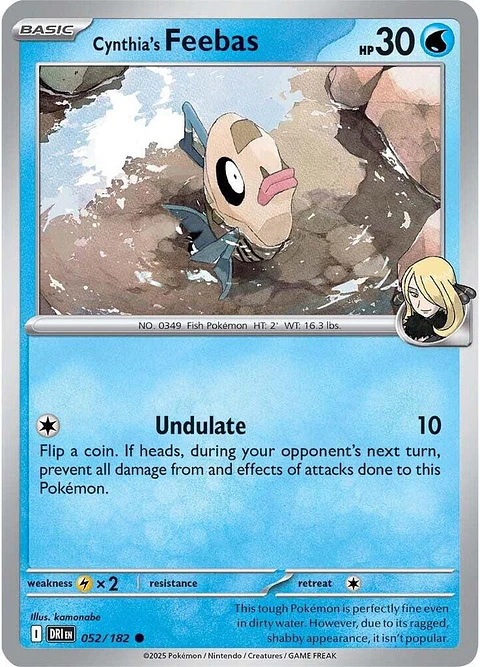 Cynthia's Feebas - 052/182 - Common - DRI 