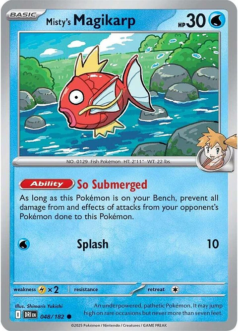 Misty's Magikarp - 048/182 - Common - DRI