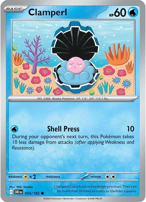 Clamperl - 054/182 - Common - DRI 