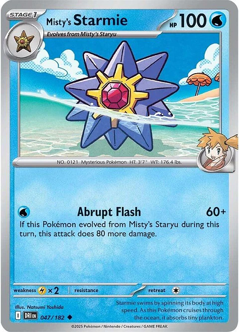 Misty's Starmie - 047/182 - Uncommon - DRI 