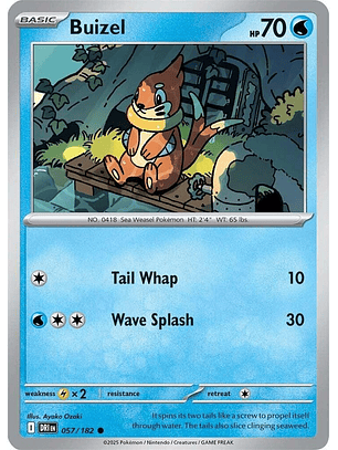 Buizel - 057/182 - Common - DRI 