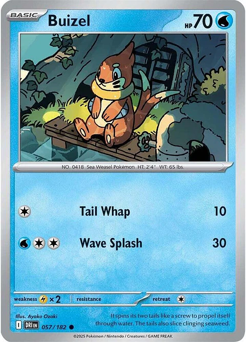 Buizel - 057/182 - Common - DRI 
