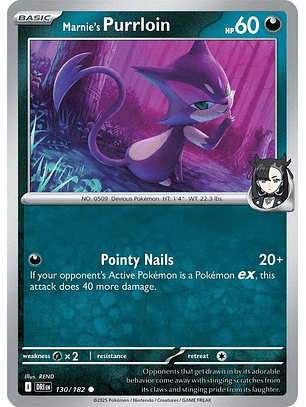 Marnie's Purrloin - 130/182 - Common - DRI 