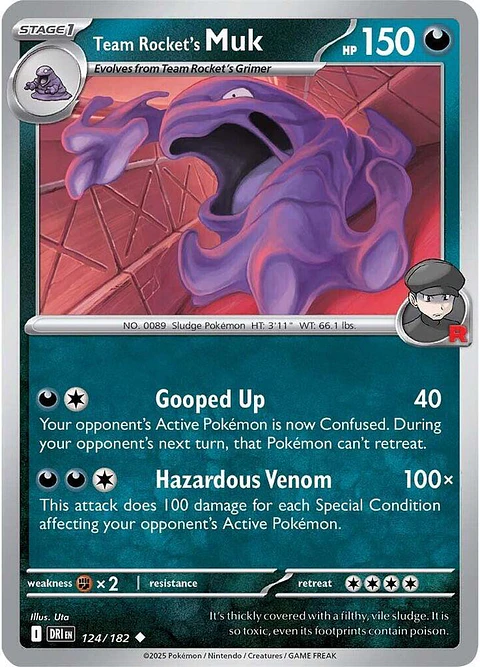 Team Rocket's Muk - 124/182 - Uncommon - DRI